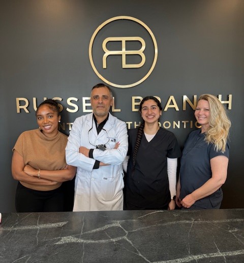 Dr. Zack Mekouar and the Russell Branch Dental team